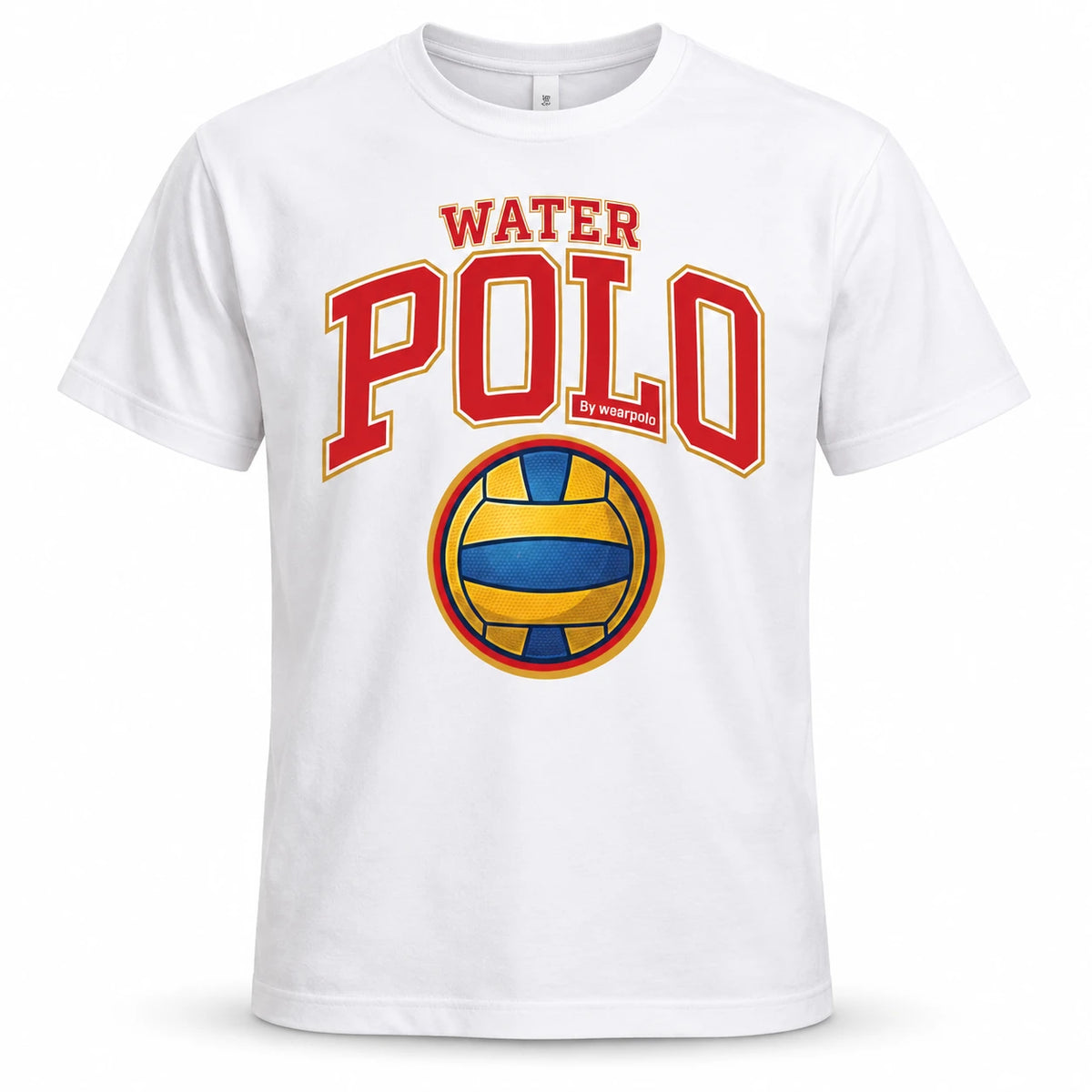 Camiseta Water Polo Classic blanca - vista frontal