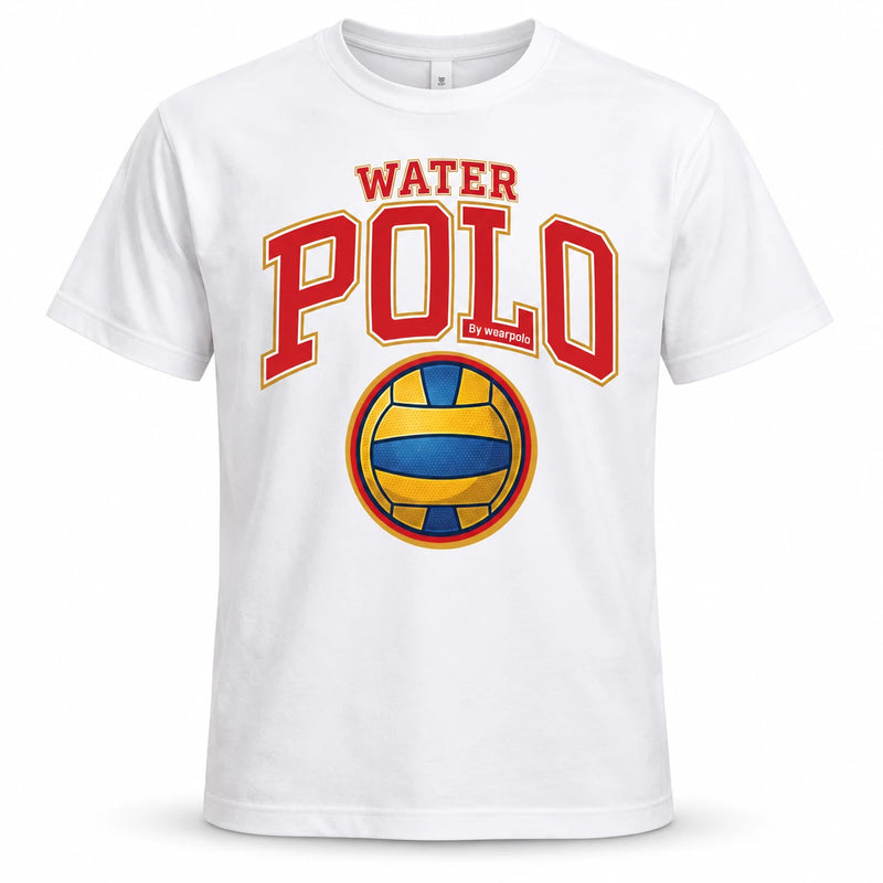 Camiseta Water Polo Classic blanca - vista frontal