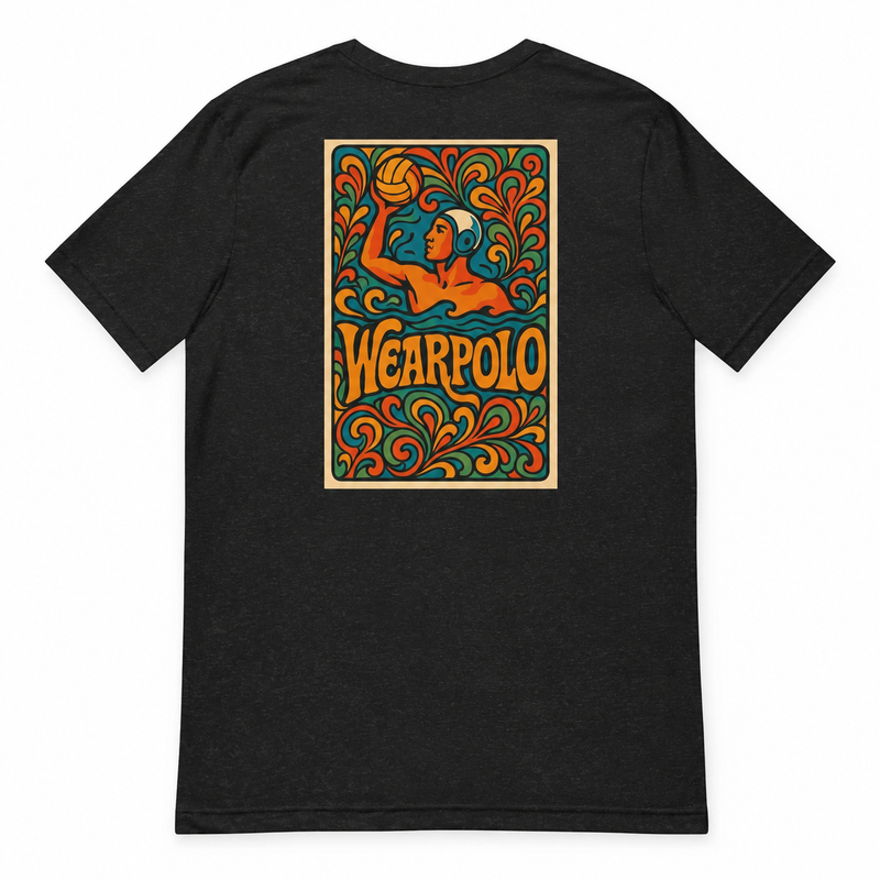 Camiseta Classic Wave negra - espalda