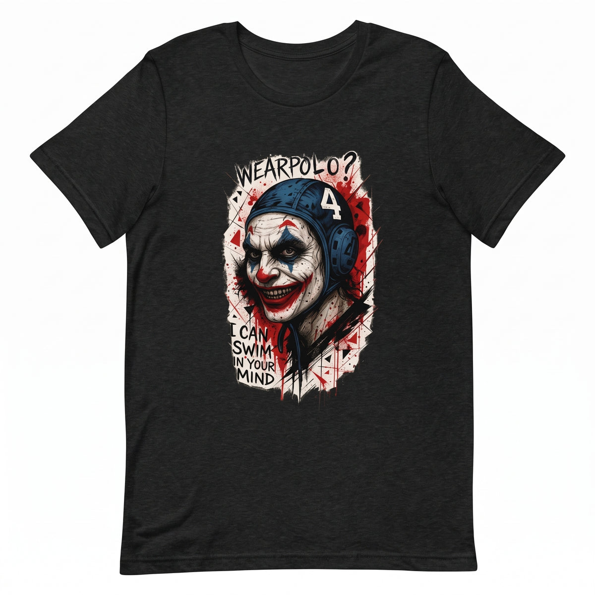 Camiseta Joker I Can Swim In Your Mind negra - vista frontal