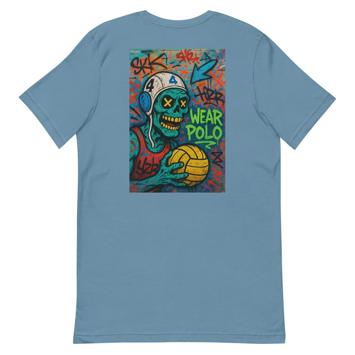 Camiseta de Waterpolo Estilo Urbano Zombie