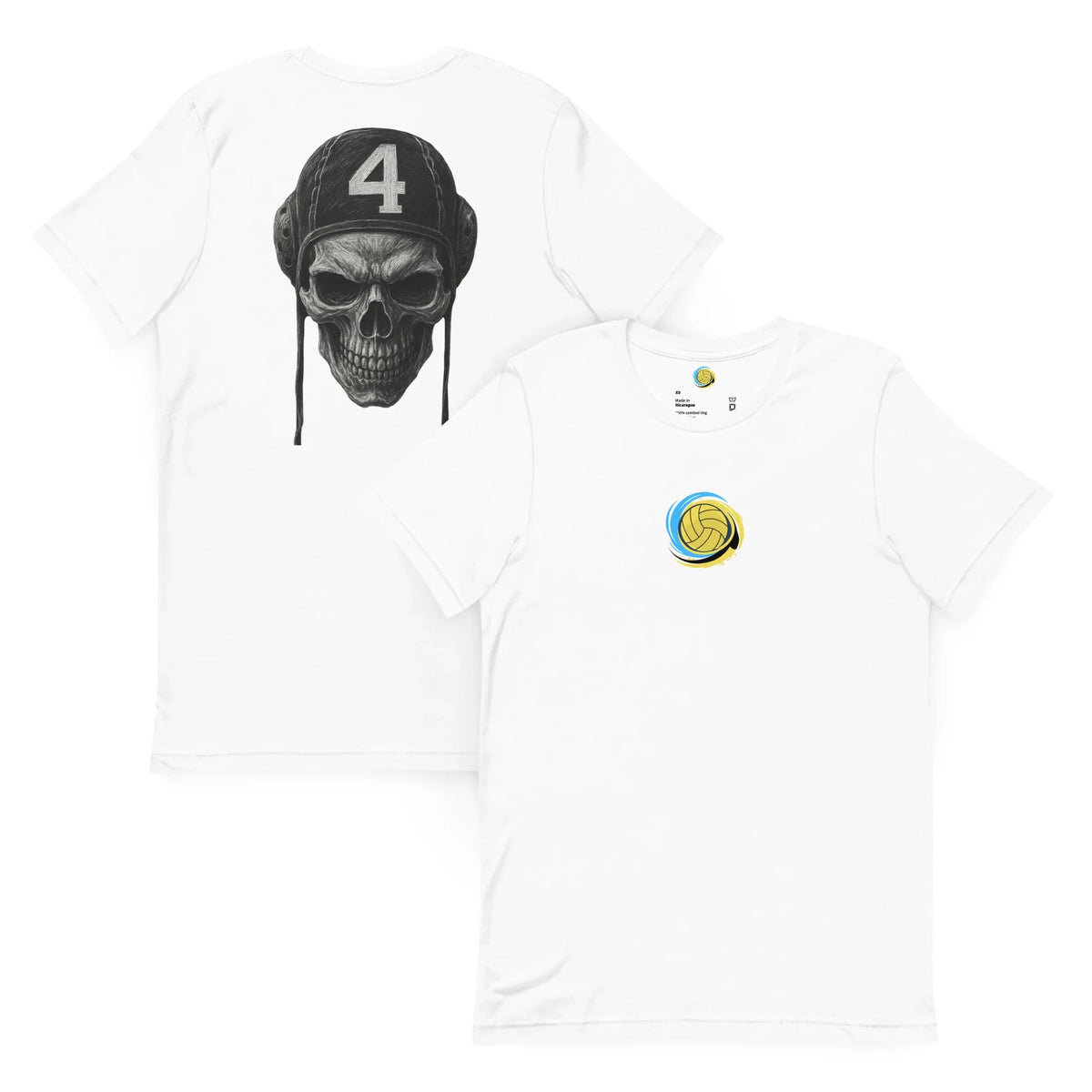 Camiseta de waterpolo - Calavera sin miedo